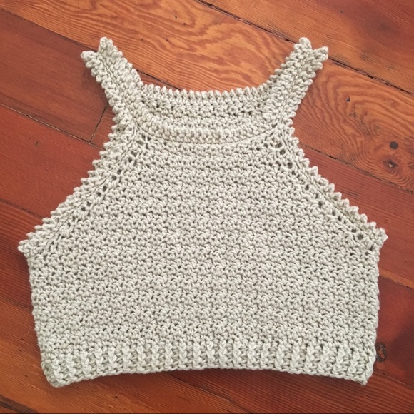 High Waist Crochet Bikini Set - Picture 2 of 4